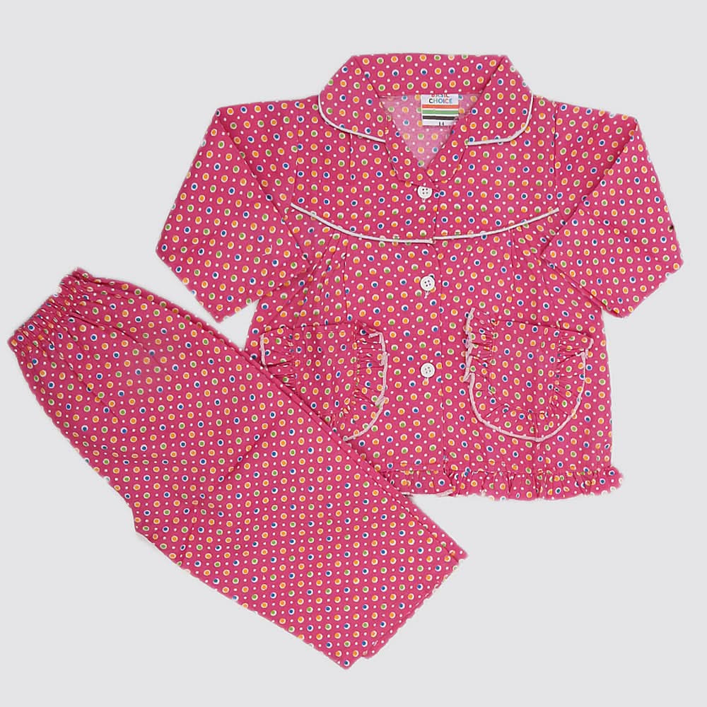 Girls Night Suit - Pink, Kids, Girls Sets And Suits, Chase Value, Chase Value