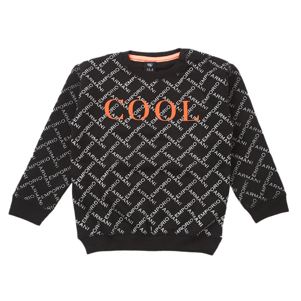 Boys Sweat Shirt - Black, Boys Hoodies & Sweat Shirts, Chase Value, Chase Value