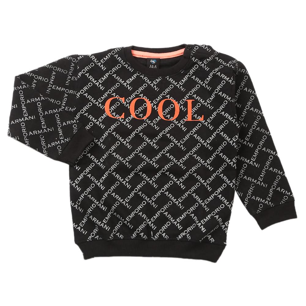 Boys Sweat Shirt - Black, Boys Hoodies & Sweat Shirts, Chase Value, Chase Value