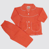 Girls Night Suit - Orange, Kids, Girls Sets And Suits, Chase Value, Chase Value