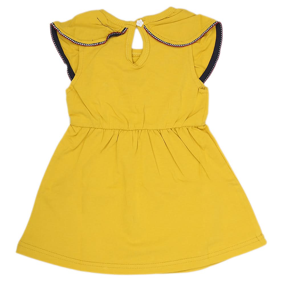Newborn Girls Frock - Yellow, Kids, NB Girls Frocks, Chase Value, Chase Value