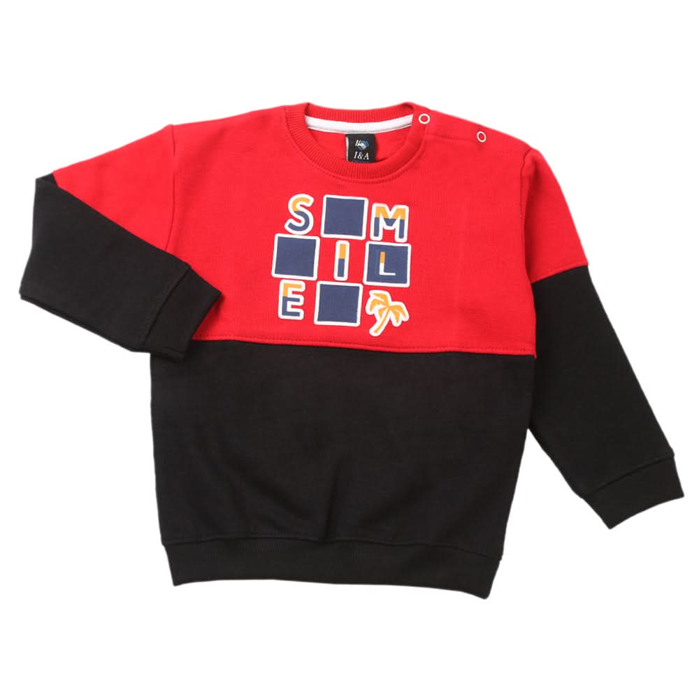 Boys Sweat Shirt - Red, Boys Hoodies & Sweat Shirts, Chase Value, Chase Value