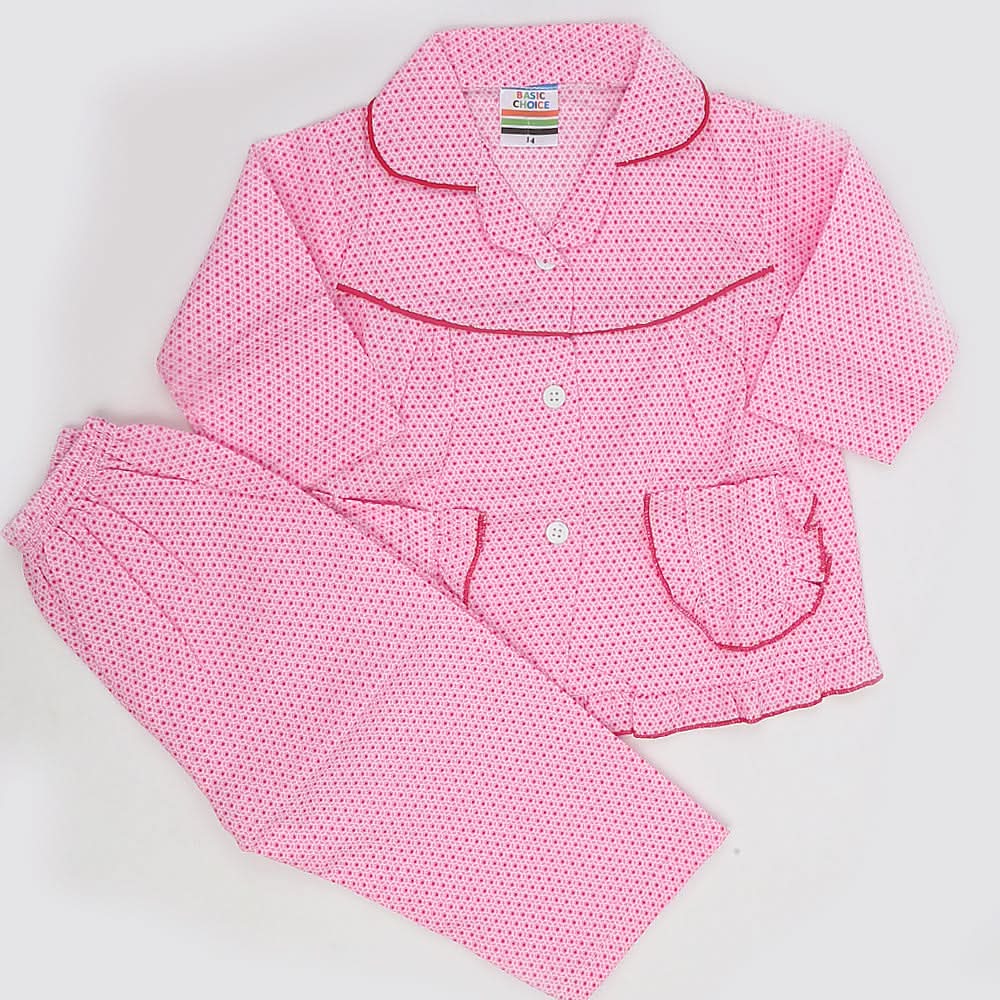 Girls Night Suit - Pink, Kids, Girls Sets And Suits, Chase Value, Chase Value