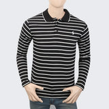 Men's Full Sleeves Polo T-Shirt - Black, Men, T-Shirts And Polos, Chase Value, Chase Value