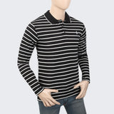 Men's Full Sleeves Polo T-Shirt - Black, Men, T-Shirts And Polos, Chase Value, Chase Value