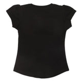 Girls Half Sleeves T-Shirts  4035 - Black, Kids, Girls T-Shirts, Chase Value, Chase Value