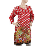 Women Printed Kurti - Red - B, Women, Ready Kurtis, Chase Value, Chase Value