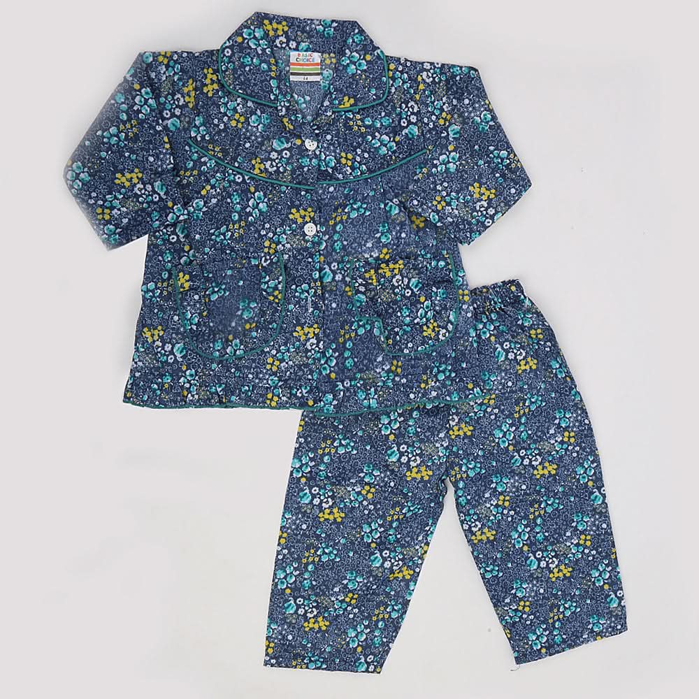 Girls Night Suit - Green, Kids, Girls Sets And Suits, Chase Value, Chase Value