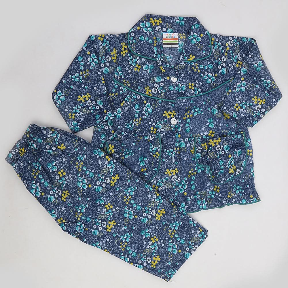 Girls Night Suit - Green, Kids, Girls Sets And Suits, Chase Value, Chase Value
