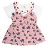 Newborn Girls Frock - Peach, Kids, NB Girls Frocks, Chase Value, Chase Value