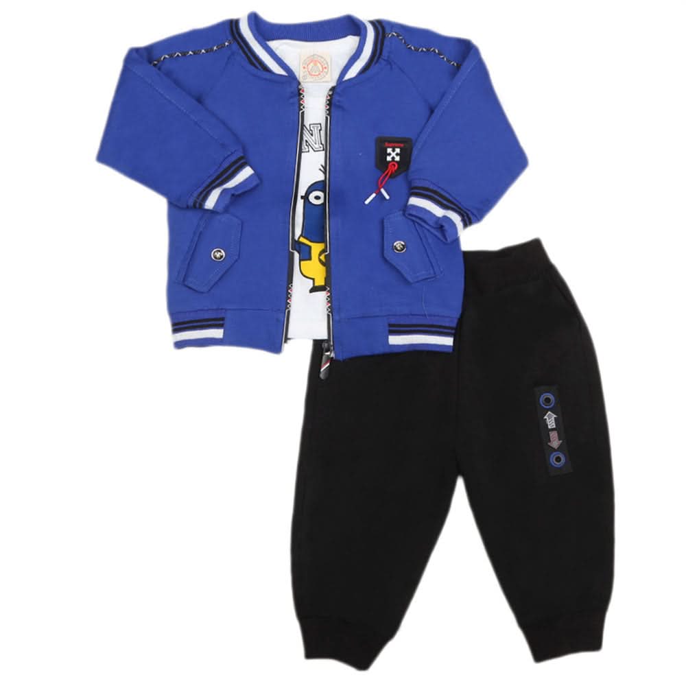 Boys 3 Piece Suit - Blue, Kids, Boys Sets And Suits, Chase Value, Chase Value