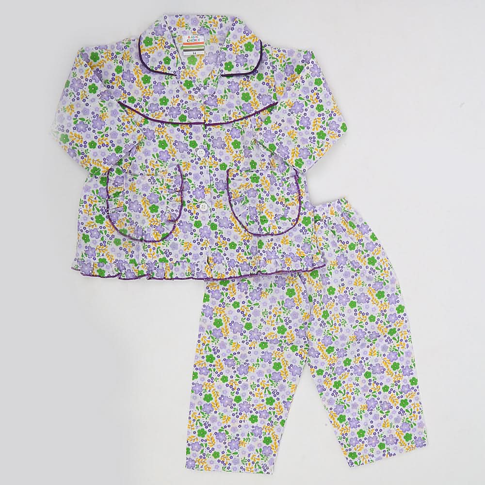 Girls Night Suit - Purple, Kids, Girls Sets And Suits, Chase Value, Chase Value