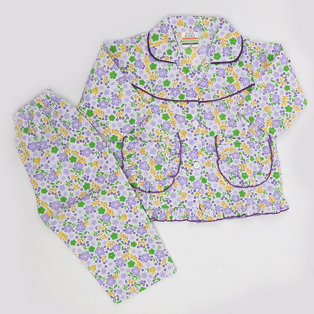 Girls Night Suit - Purple, Kids, Girls Sets And Suits, Chase Value, Chase Value