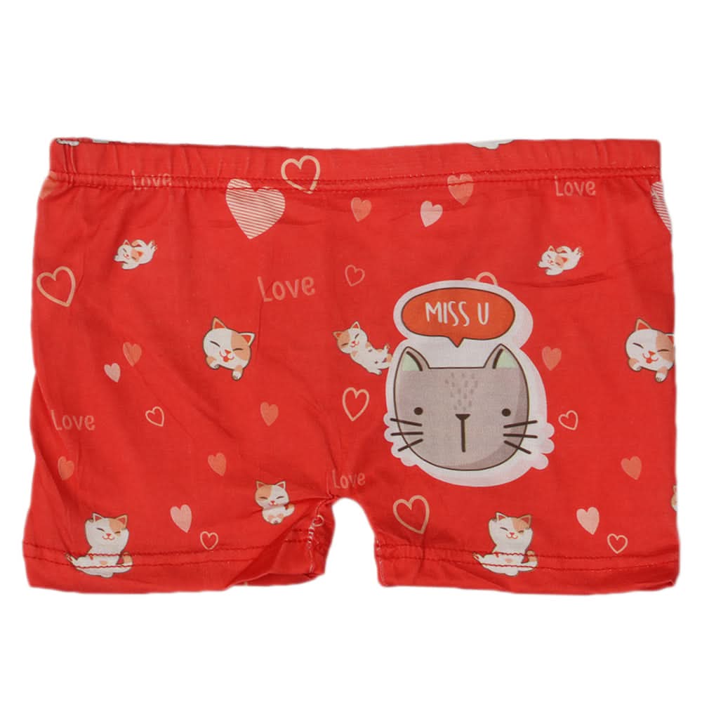 Girls Boxer Mix Print - Red, Kids, Panties And Briefs, Chase Value, Chase Value