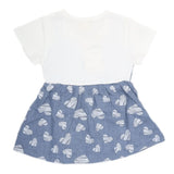 Newborn Girls Frock - Blue, Kids, NB Girls Frocks, Chase Value, Chase Value
