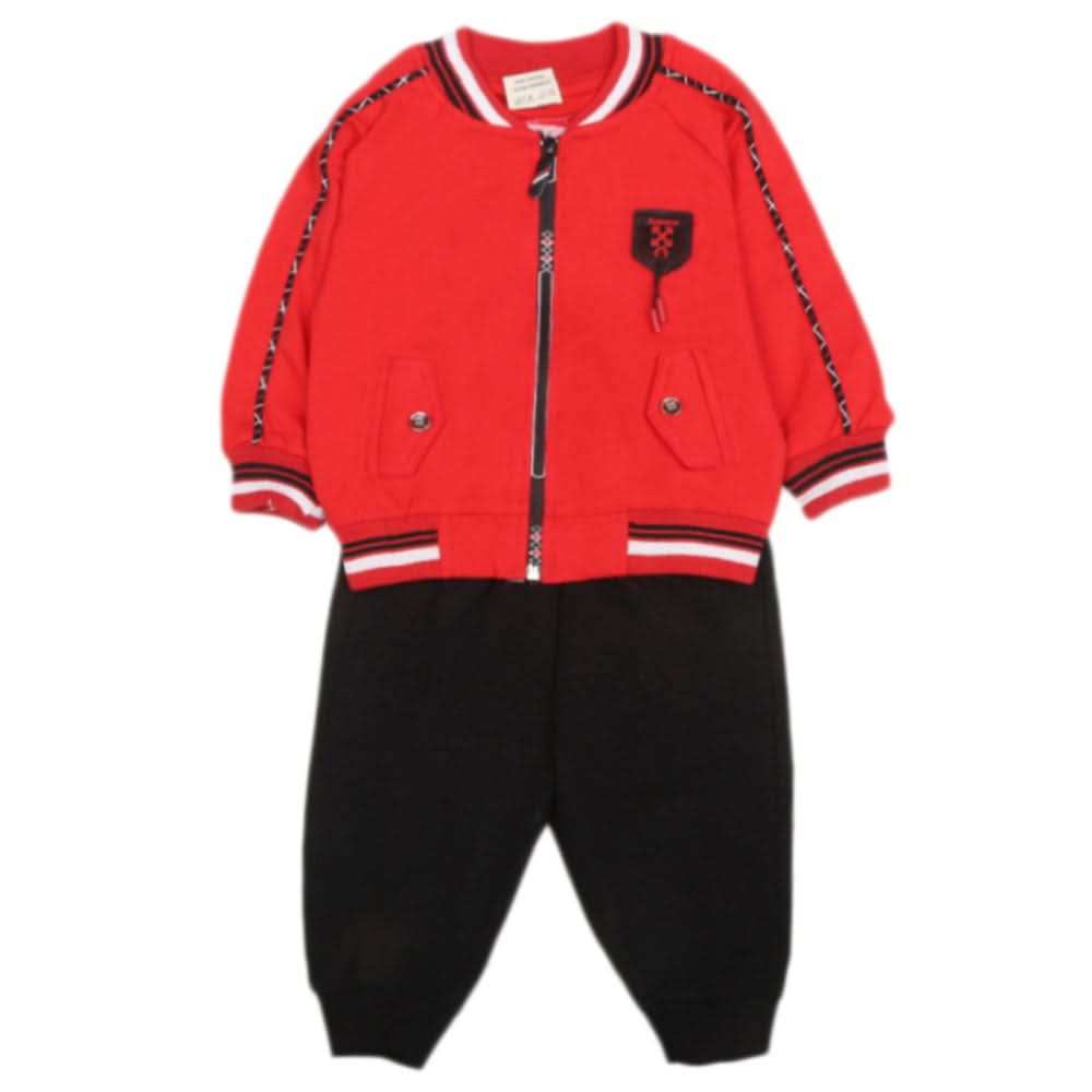 Boys 3 Piece Suit - Red, Kids, Boys Sets And Suits, Chase Value, Chase Value