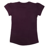 Girls Half Sleeves T-Shirts  4035 - Purple, Kids, Girls T-Shirts, Chase Value, Chase Value