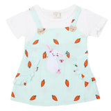 Newborn Girls Half Sleeves Frock - Cyan, Kids, Newborn Girls Frocks, Chase Value, Chase Value