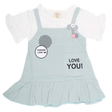 Newborn Girls Frock - Sea Green, Kids, NB Girls Frocks, Chase Value, Chase Value