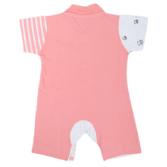 Newborn Unisex Half Sleeves Rompers 2008 - Pink, Kids, NB Boys Rompers, Chase Value, Chase Value