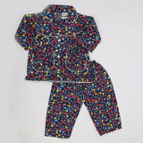 Girls Night Suit - Navy Blue, Kids, Girls Sets And Suits, Chase Value, Chase Value