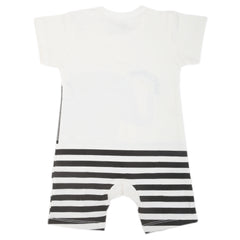 Newborn Unisex Half Sleeves Rompers 2007 - White, Kids, NB Boys Rompers, Chase Value, Chase Value