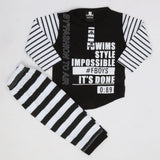 Newborn Boys Suits Full Sleeves - Black, Kids, NB Boys Sets And Suits, Chase Value, Chase Value