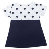 Newborn Girls Half Sleeves Frock - Navy Blue, Kids, Newborn Girls Frocks, Chase Value, Chase Value