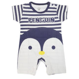 Newborn Unisex Half Sleeves Rompers 2001 - Navy Blue, Kids, NB Boys Rompers, Chase Value, Chase Value