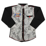 Boys Full Sleeves Casual Shirt - Black, Kids, Boys Shirts, Chase Value, Chase Value