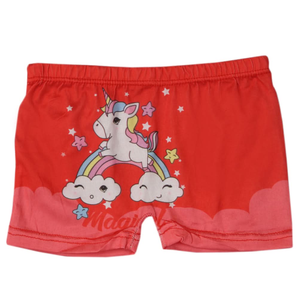 Girls Boxer Mix Print - Red, Kids, Panties And Briefs, Chase Value, Chase Value