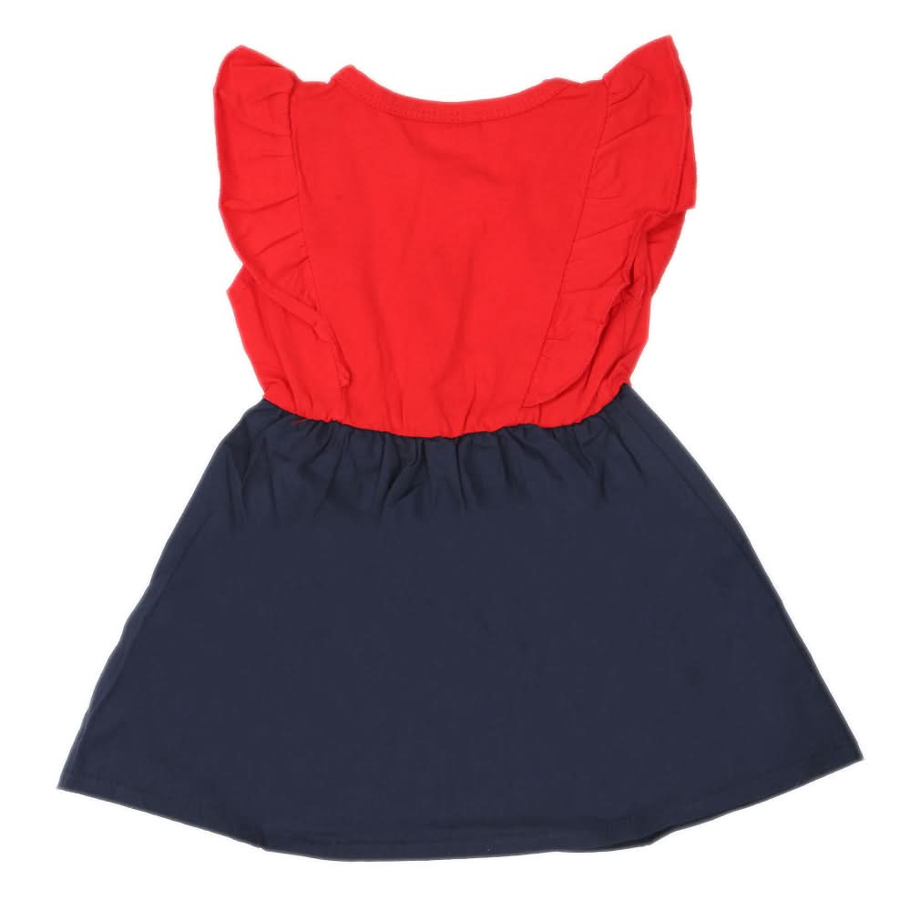 Newborn Girls Frock - Red, Kids, NB Girls Frocks, Chase Value, Chase Value
