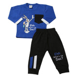 Newborn Boys Full Sleeves Suit 01245 - Royal Blue, Kids, NB Boys Sets And Suits, Chase Value, Chase Value