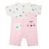 Newborn Unisex Half Sleeves Rompers 2004 - Pink, Kids, NB Boys Rompers, Chase Value, Chase Value