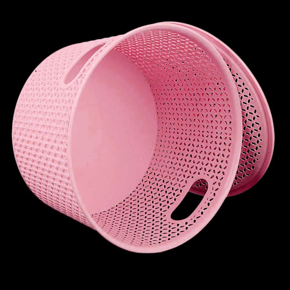 Plastic Basket With Cover - Pink, Home & Lifestyle, Storage Boxes, Chase Value, Chase Value