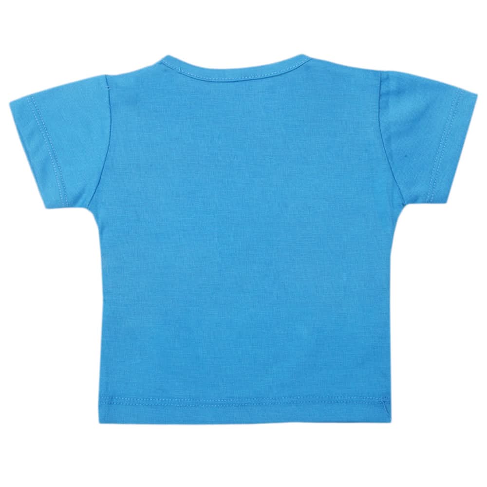Newborn Boys Half Sleeves T-Shirt - Blue, Kids, Newborn Boys Shirts And T-Shirts, Chase Value, Chase Value