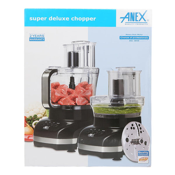 Anex Super Deluxe Chopper (AG 3059) - Black - test-store-for-chase-value