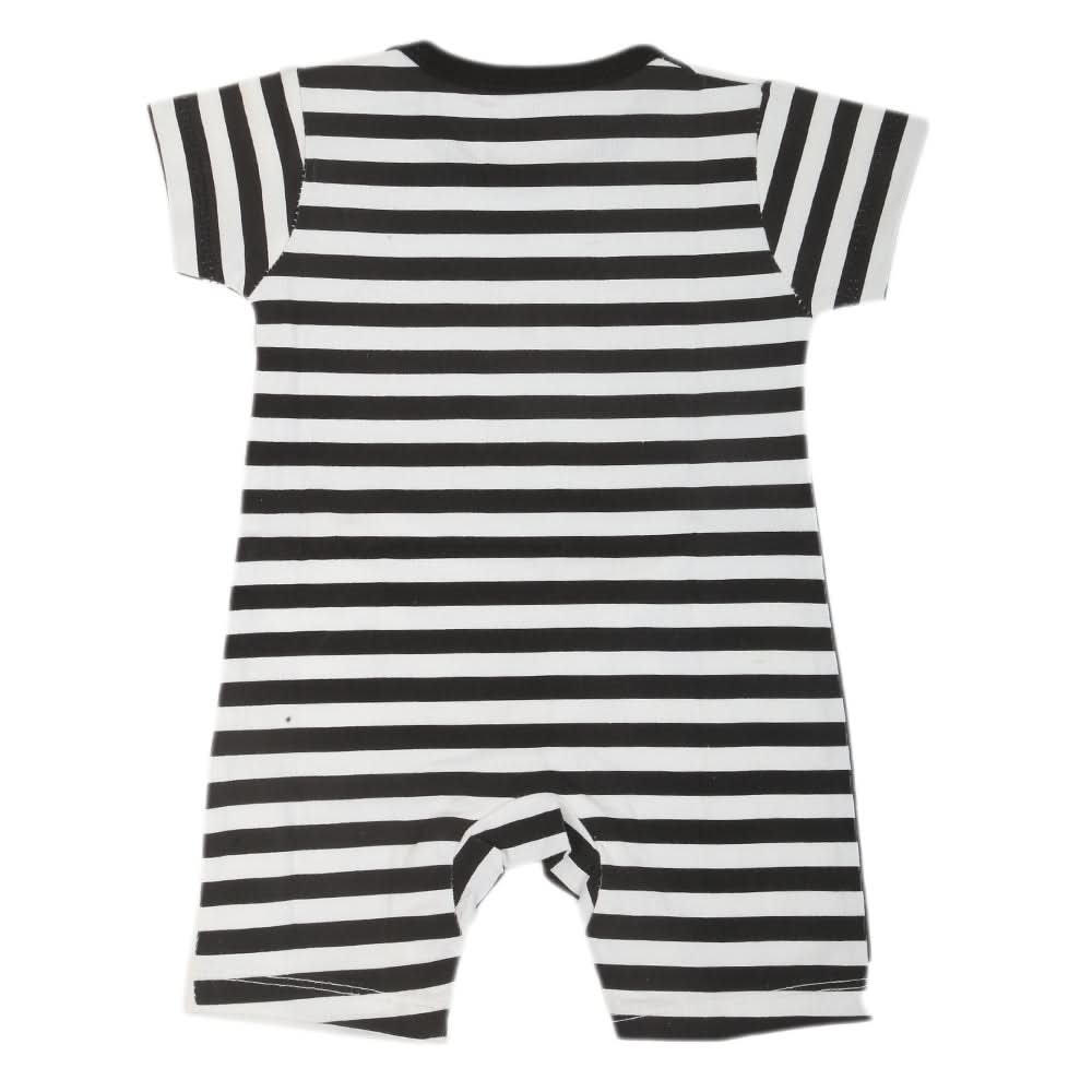 Newborn Unisex Half Sleeves Rompers 2001 - BLCAK, Kids, NB Boys Rompers, Chase Value, Chase Value