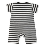 Newborn Unisex Half Sleeves Rompers 2001 - BLCAK, Kids, NB Boys Rompers, Chase Value, Chase Value