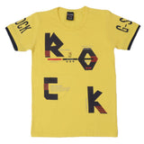 Boys Half Sleeves T-Shirt - Yellow, Boys T-Shirts, Chase Value, Chase Value