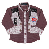 Boys Full Sleeves Casual Shirt - Maroon, Kids, Boys Shirts, Chase Value, Chase Value