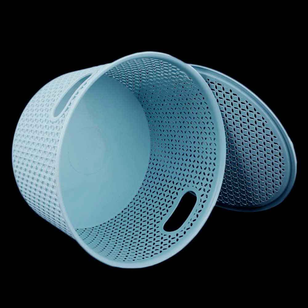 Plastic Basket With Cover - Cyan, Home & Lifestyle, Storage Boxes, Chase Value, Chase Value