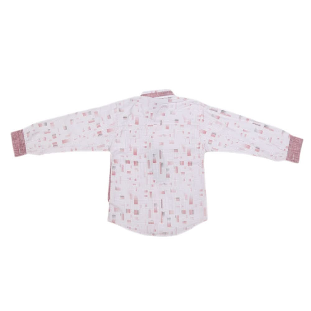 Boys Full Sleeves Casual Shirt - Pink, Kids, Boys Shirts, Chase Value, Chase Value