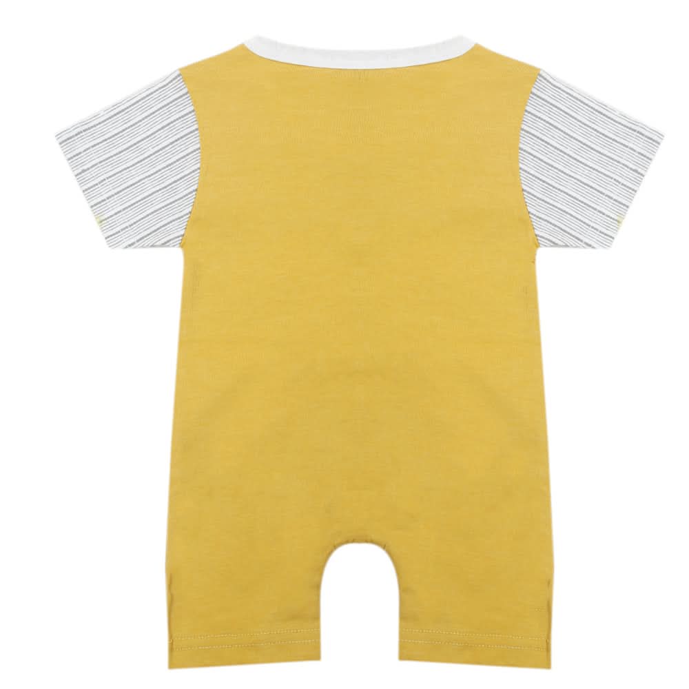 Newborn Boys Romper - Mustard, Kids, Newborn Boys Rompers, Chase Value, Chase Value
