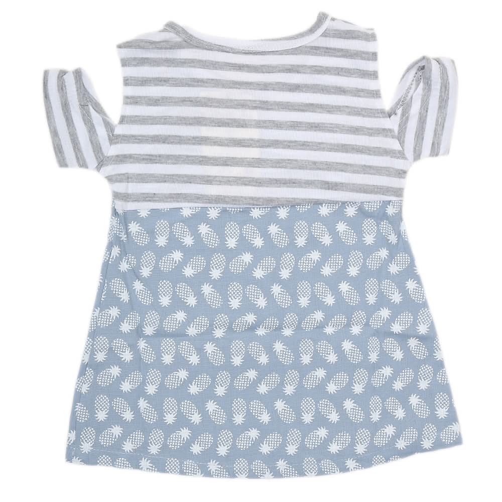 Newborn Girls Frock - Blue, Kids, NB Girls Frocks, Chase Value, Chase Value
