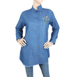 Women's Shirt S-7001-H - Blue, Women's, T-Shirts And Tops, Chase Value, Chase Value