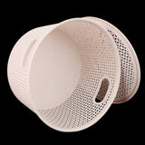 Plastic Basket With Cover - Tea-Pink, Home & Lifestyle, Storage Boxes, Chase Value, Chase Value