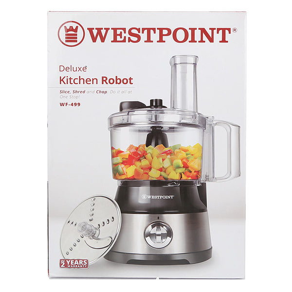 Westpoint Deluxe Kitchen Robot (WF-499) - Black & Silver - test-store-for-chase-value