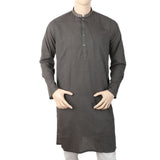 Mashriq Slim Fit Embroidered Kurta For Men - Grey, Men, Shalwar Kameez, Chase Value, Chase Value