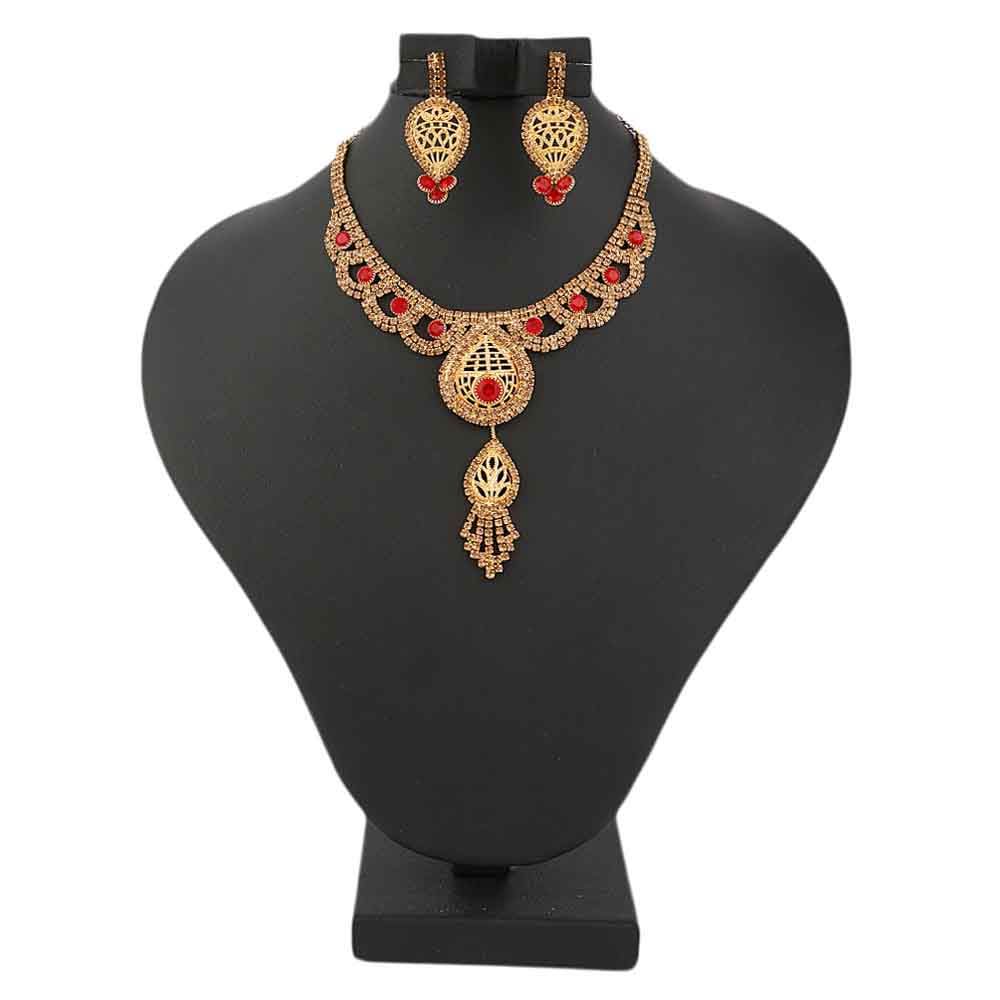 Women's Jewellery Set - Copper & Red, Women, Jewellery Set, Chase Value, Chase Value